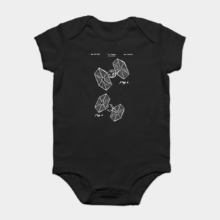 Tie Fighter (white) Baby Bodysuit